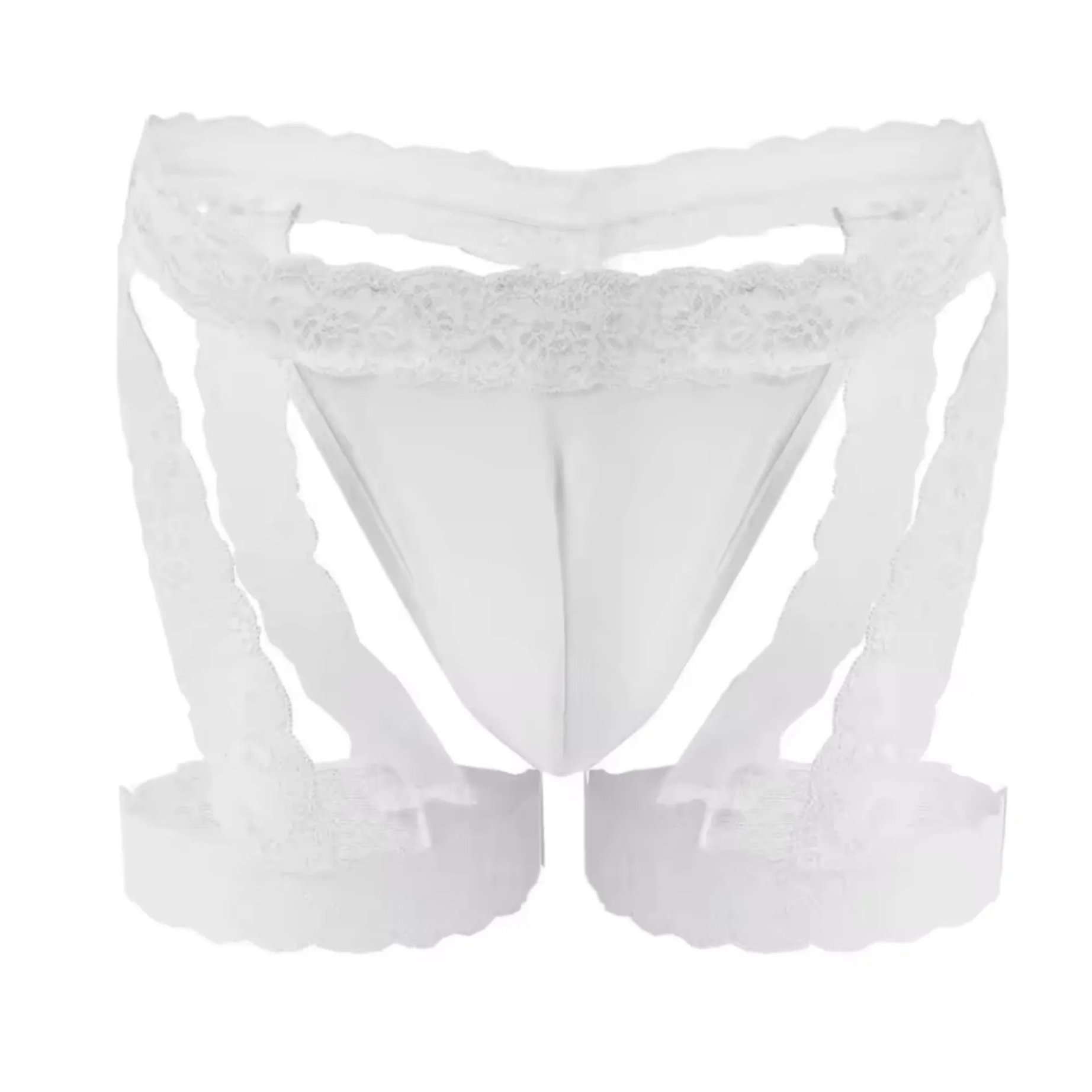Sissy Erotic Garter And Slip Set