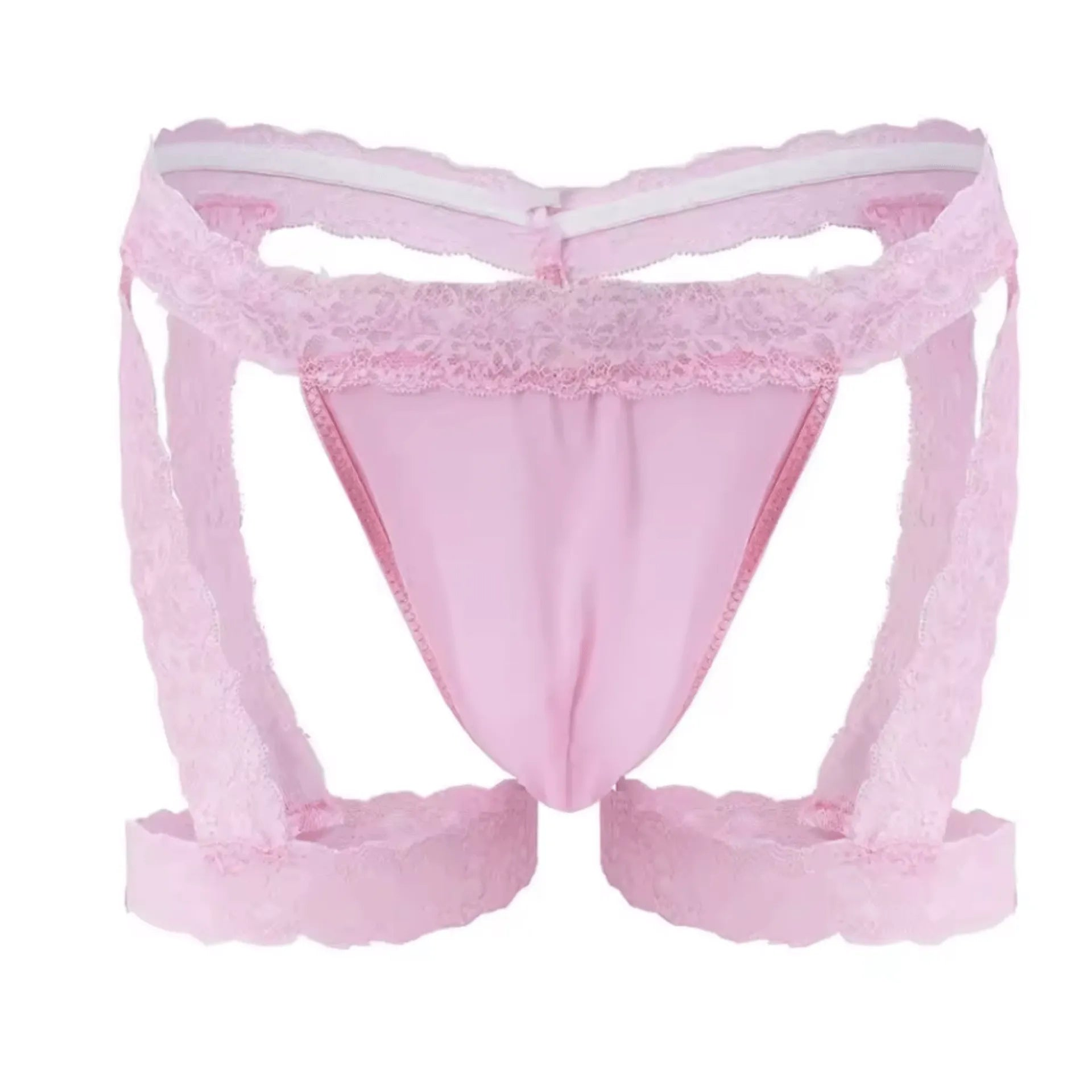 Sissy Erotic Garter And Slip Set