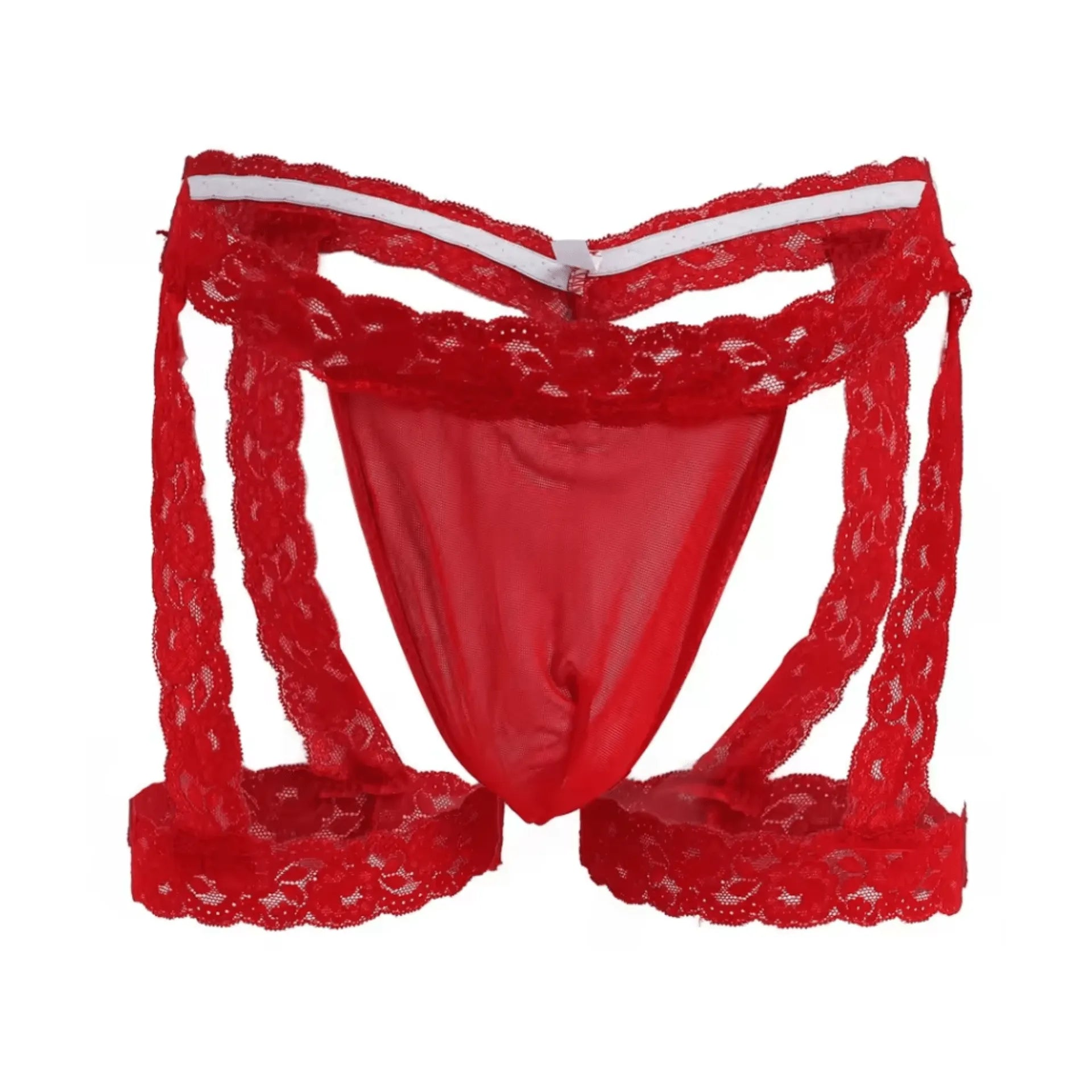 Sissy Erotic Garter And Slip Set