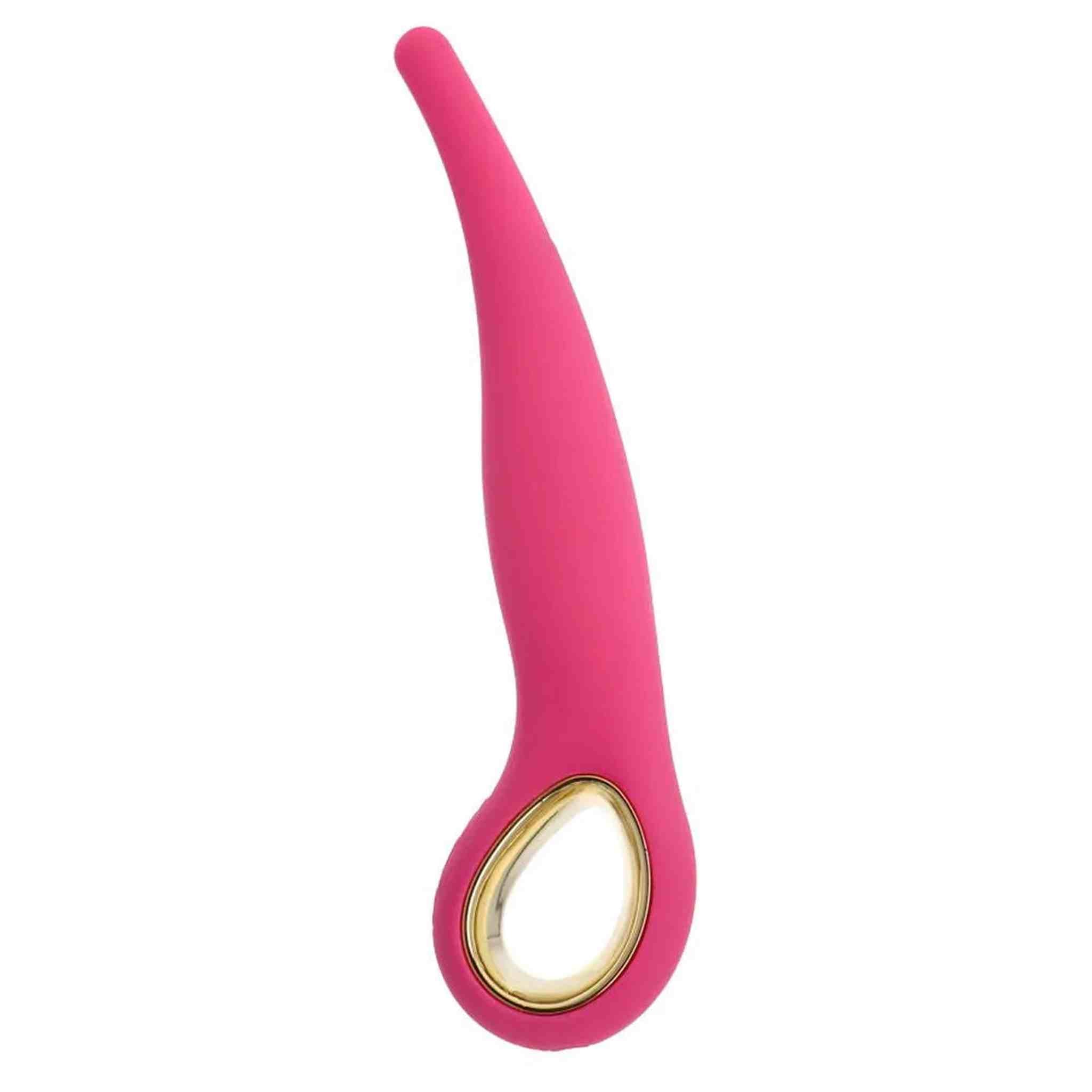 Slim Grip Vibratore a Punta in Silicone