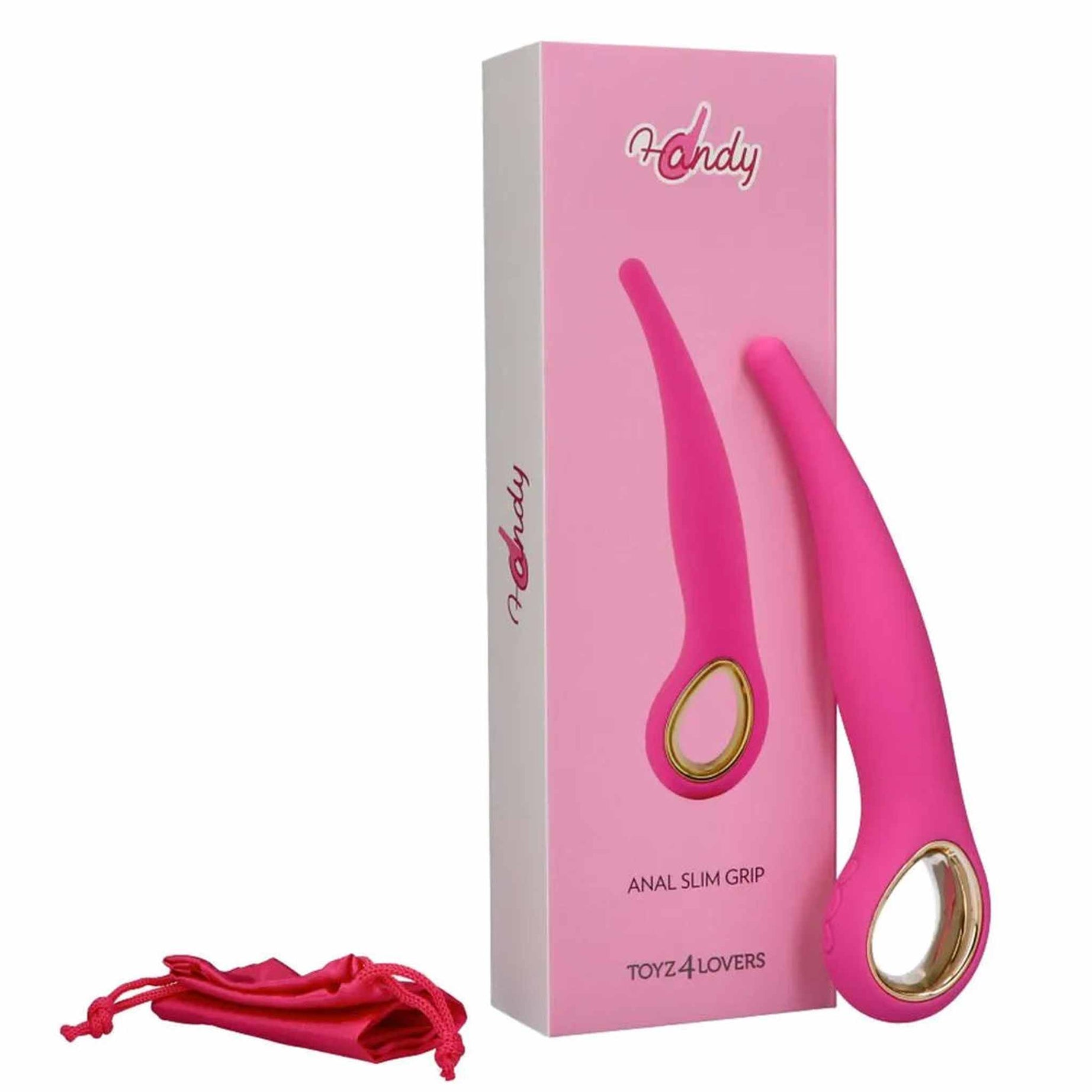 Slim Grip Vibratore a Punta in Silicone
