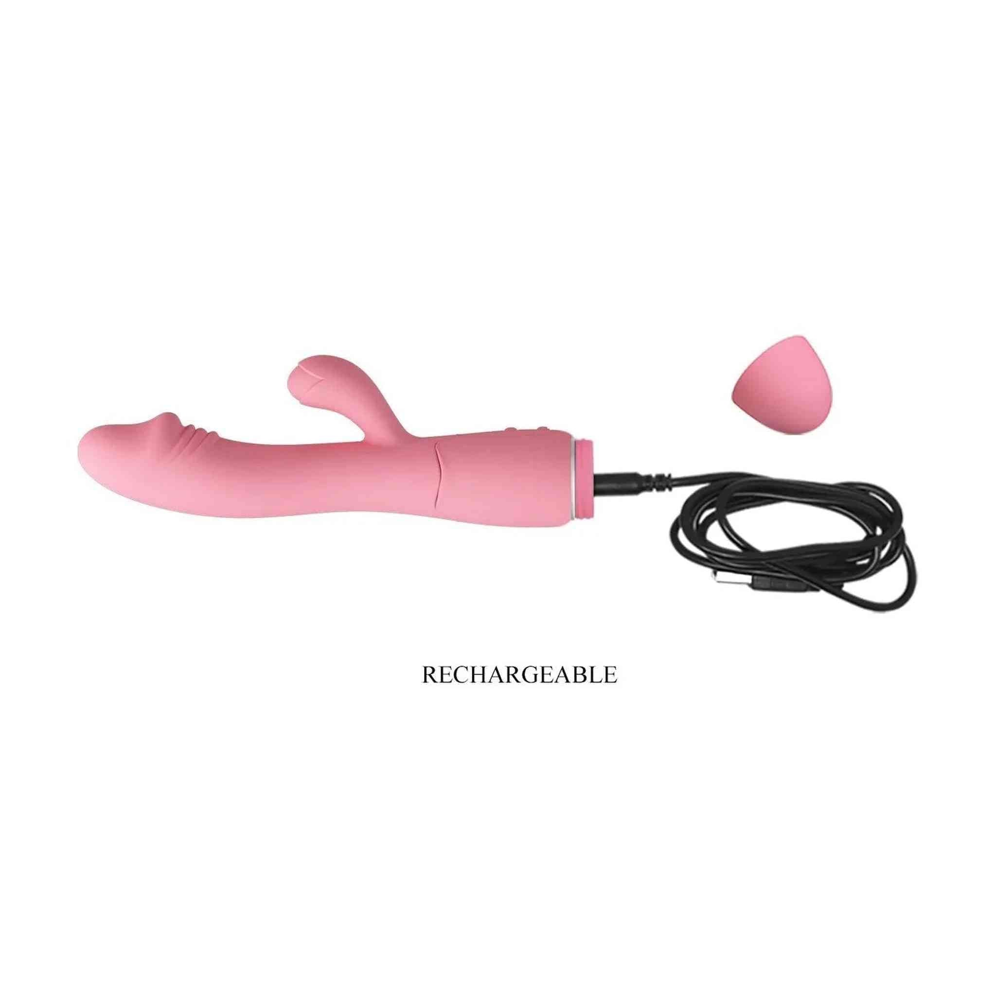 Snappy Vibratore Rabbit Ricaricabile con 30 modalità di vibrazione
