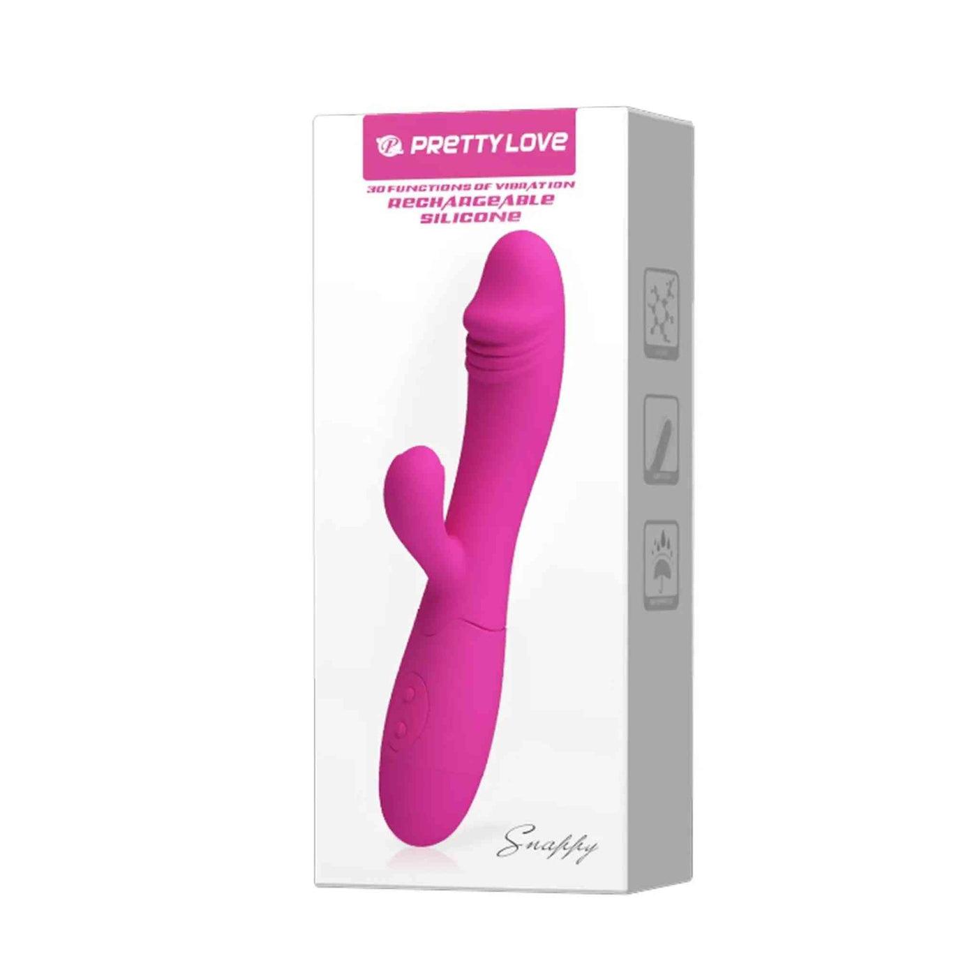 Snappy Vibratore Rabbit Ricaricabile con 30 vibrazioni