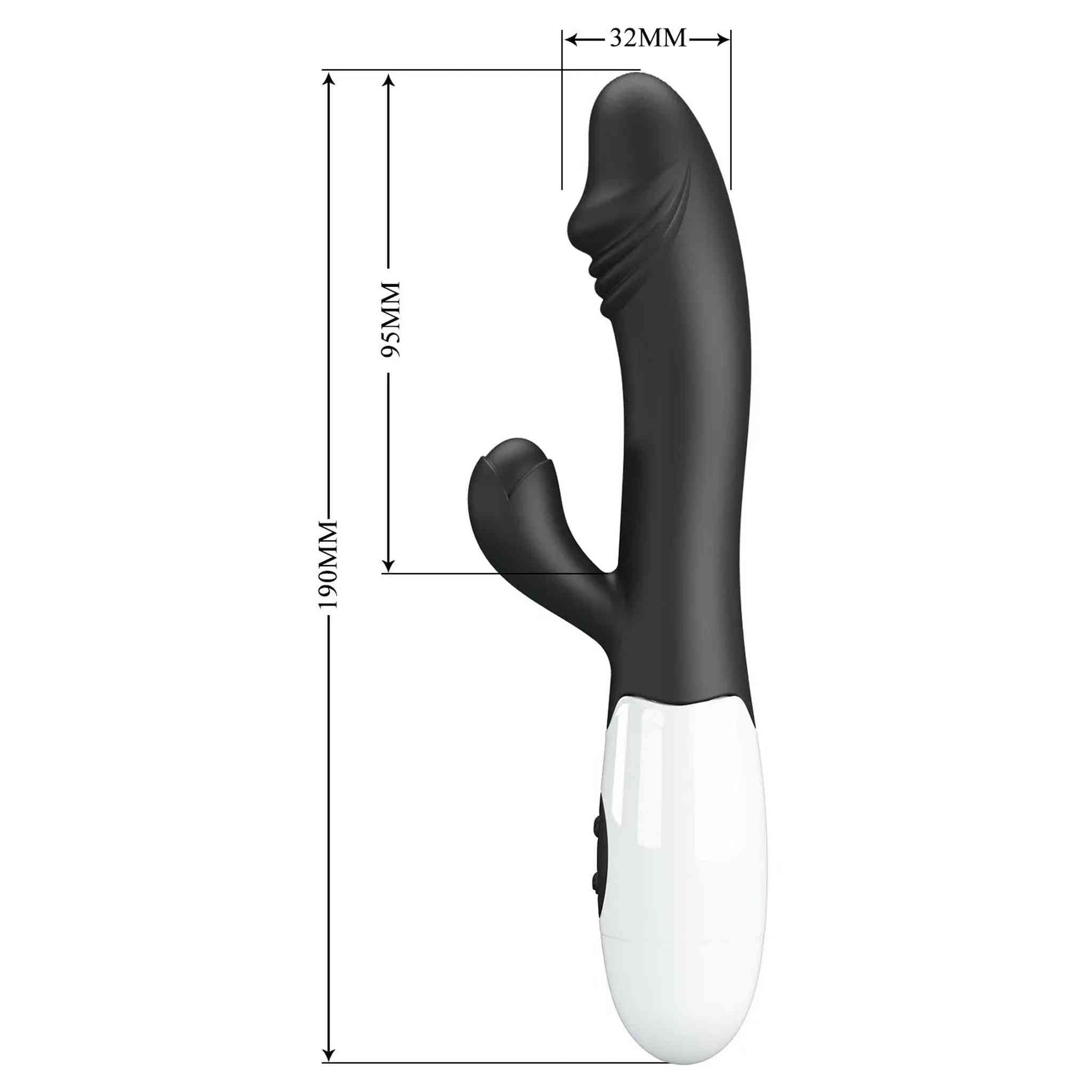 Snappy Vibratore Rabbit in Silicone - 30 modalità di vibrazione