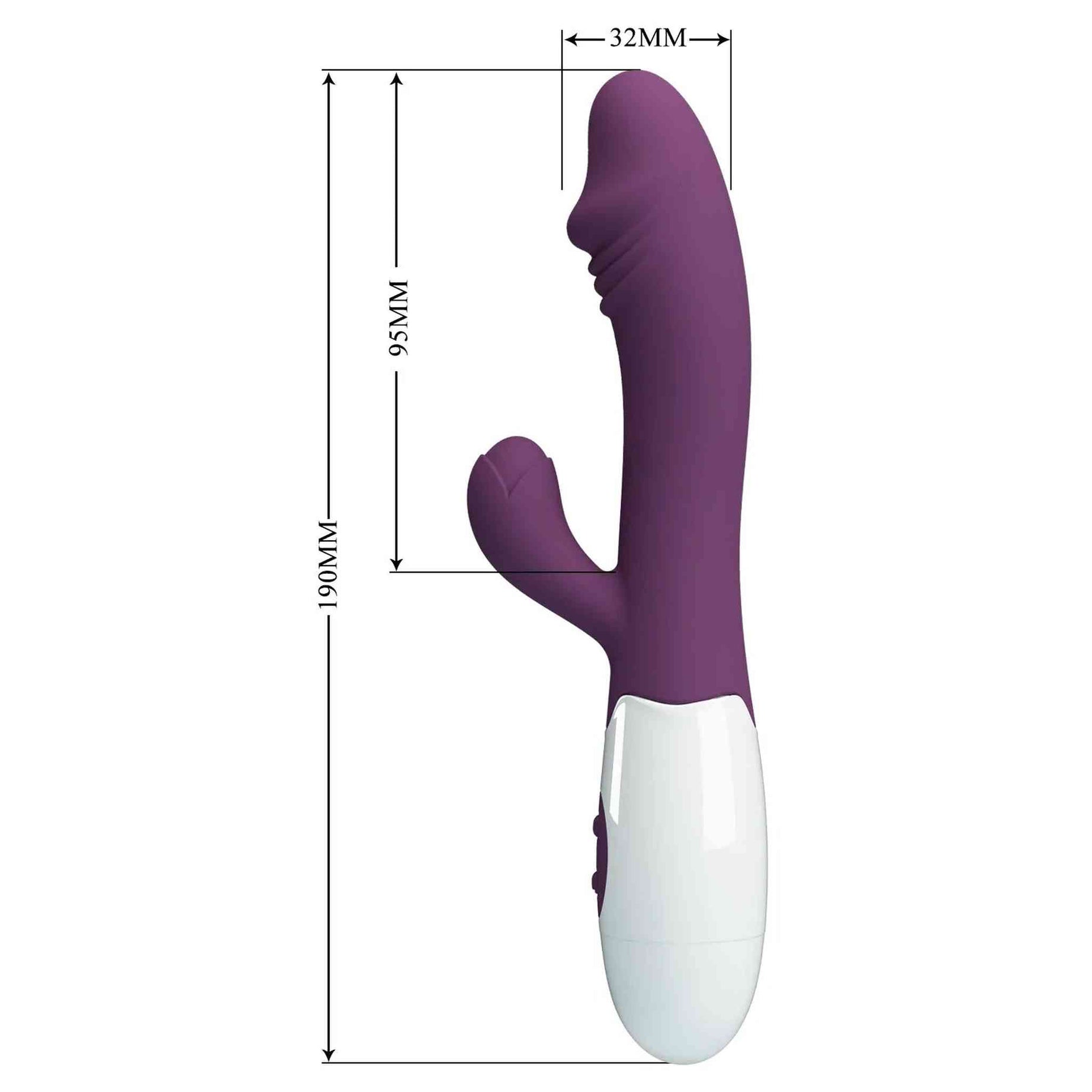 Snappy Vibratore Rabbit in Silicone - 30 modalità di vibrazione