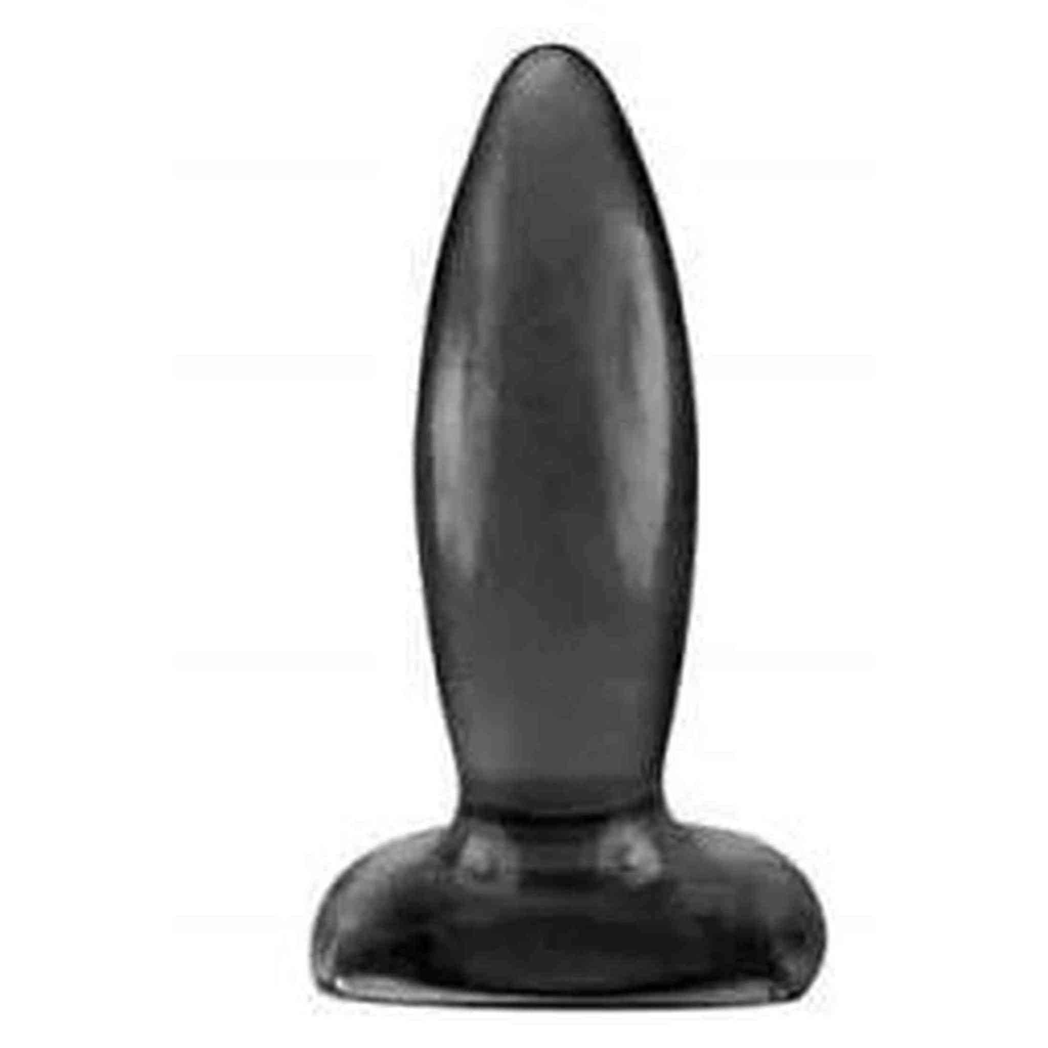 Soft & Smooth Plug Anale Nero 10.4 cm Ø 3 cm