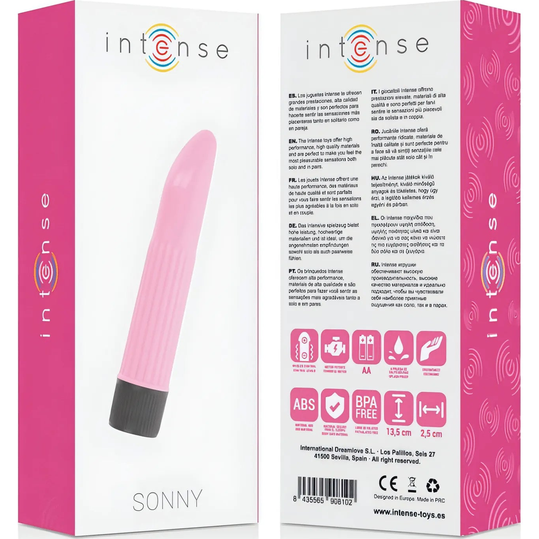 Sonny Vibratore multispeed Rosa