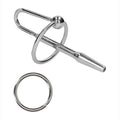 Sound Uretrale in Metallo con Supporto ad Anello