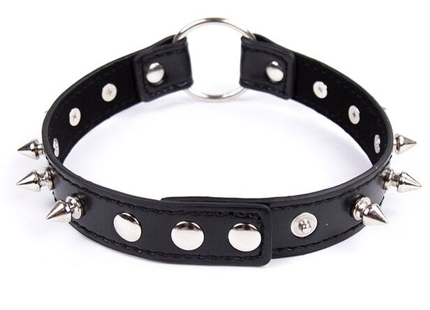 Spikes Punk Open Collar - GoEstasy