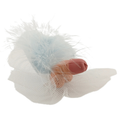 Blaue Marabu-Erbsenbrosche