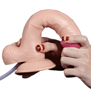 Squirt Extreme Fallo Realistico con Pompa Squirting - Rosa Carne, 9″