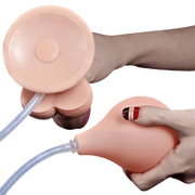 Squirt Extreme Fallo Realistico con Pompa Squirting - Rosa Carne, 9″