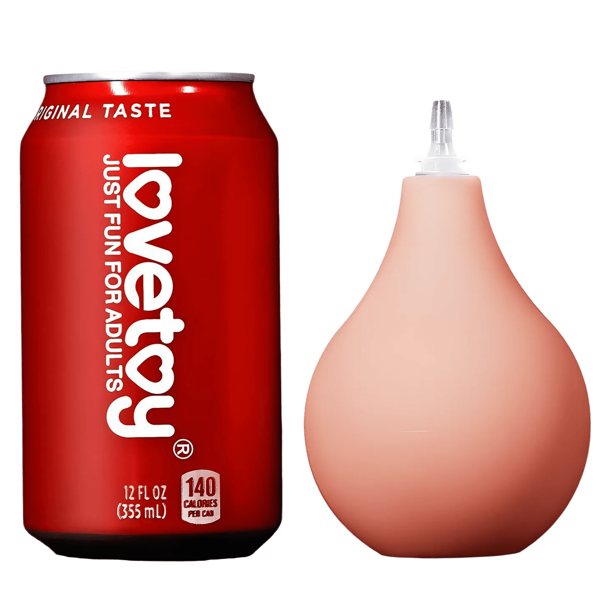 Squirt Extreme Fallo Realistico con Pompa Squirting - Rosa Carne, 10″