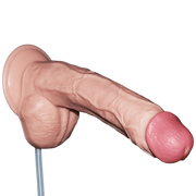 Squirt Extreme Fallo Realistico con Pompa Squirting - Rosa Carne, 10″