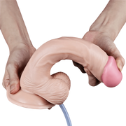 Squirt Extreme Fallo Realistico con Pompa Squirting - Rosa Carne, 9″