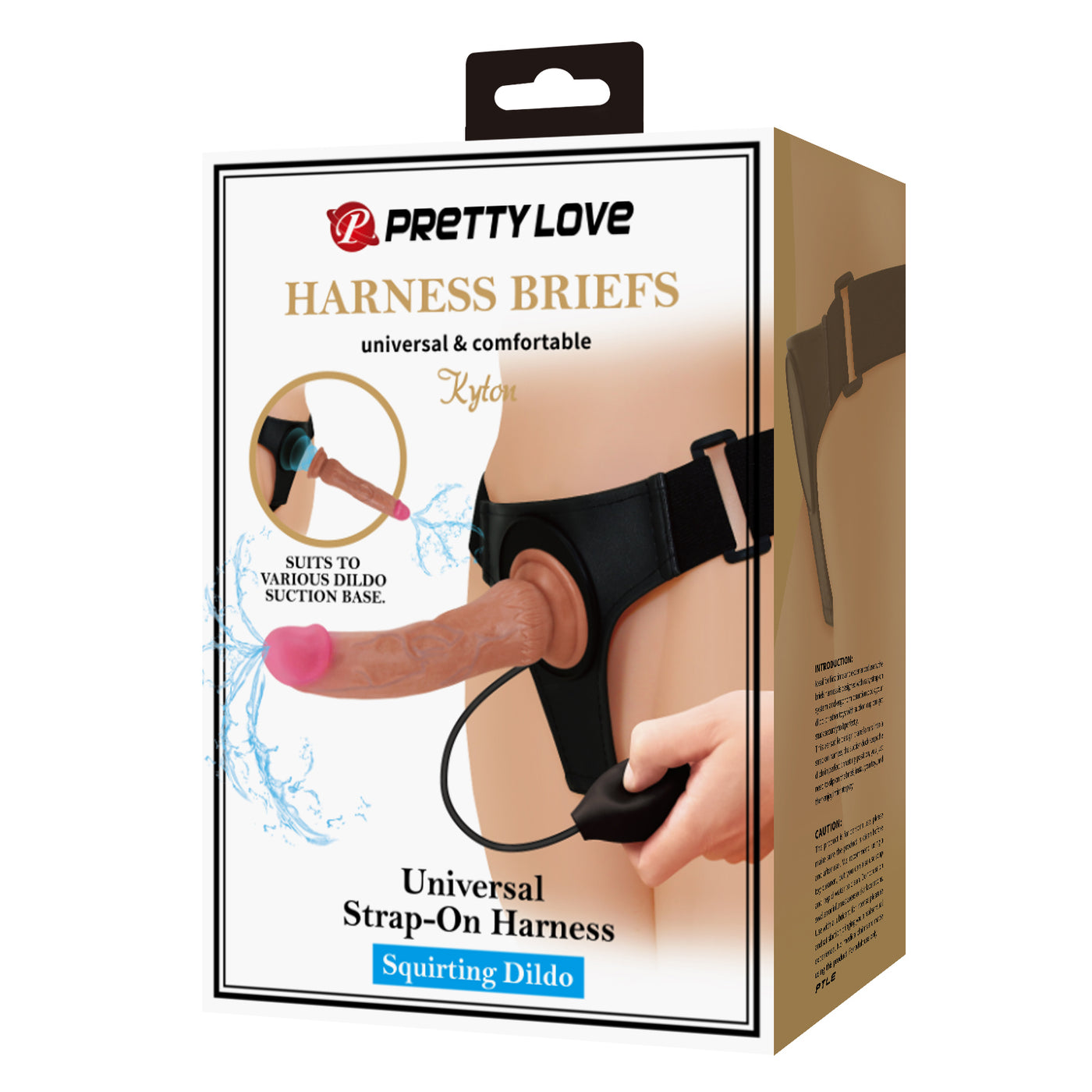 Squirting Dildo Con Strapon Harness