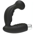 Silicone prostate and perineum massage stimulator - 10 vibration modes, Rechargeable, Black