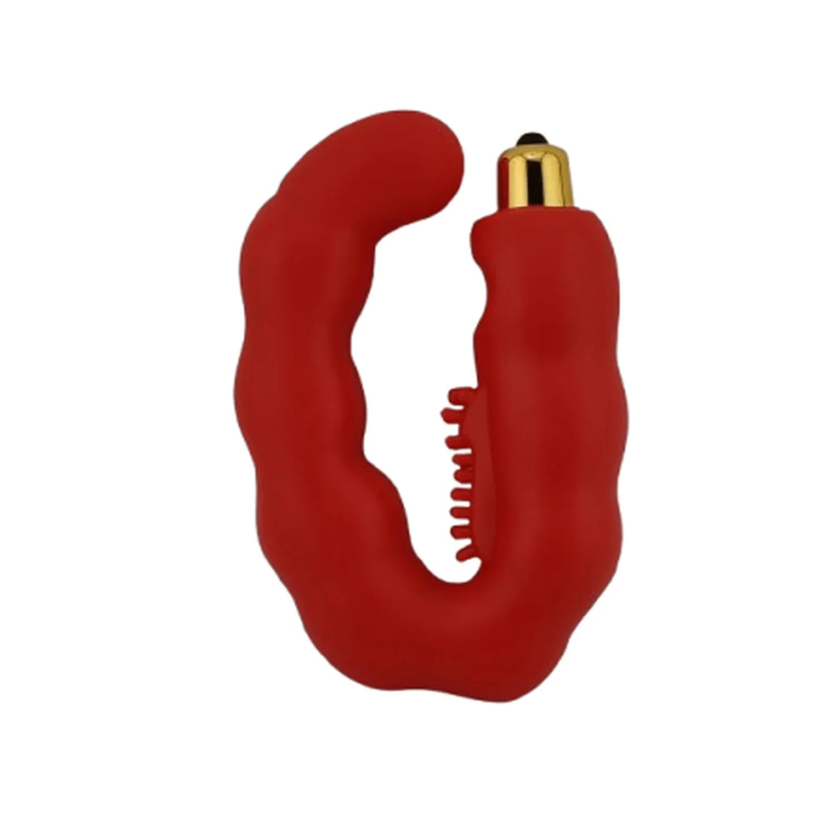 C-förmiger Prostatastimulator mit Perineumstimulation