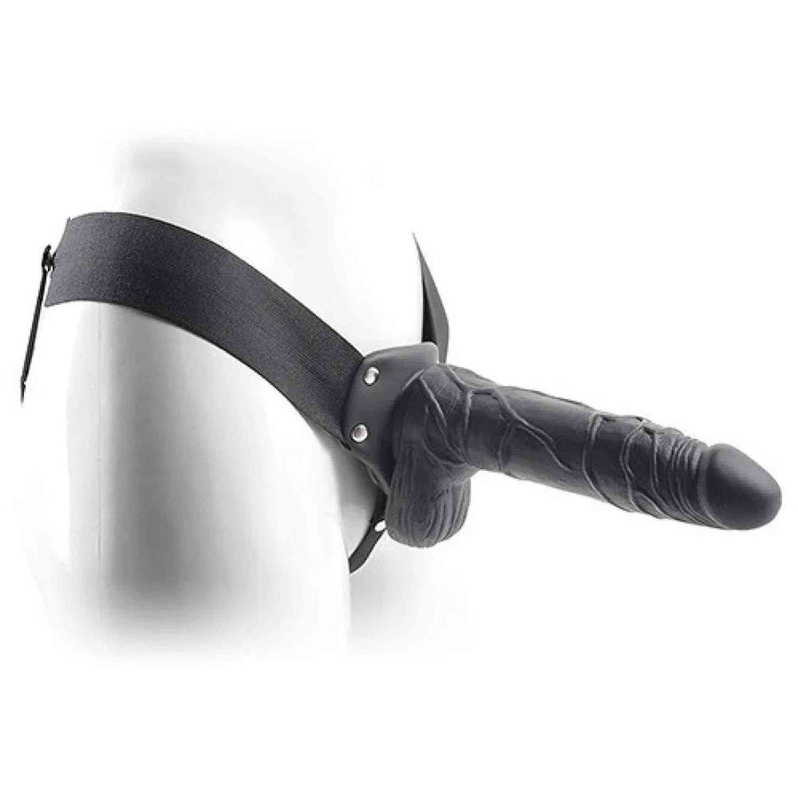 Strap On With Testicles Real Black Feeling