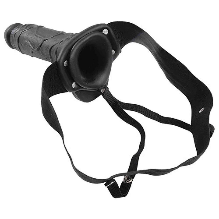 Strap On With Testicles Real Black Feeling