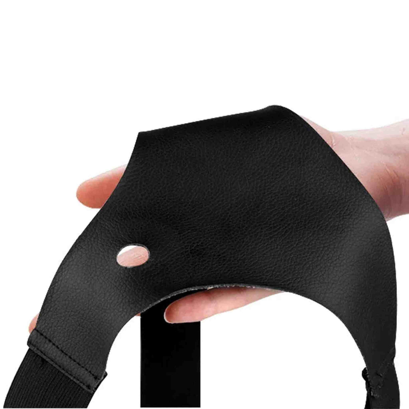 Strap-On realistico in TPR morbido con cintura in cuoio resistente - 17.5 cm Ø 4.3, Rosa Carne