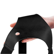 Strap-On realistico in TPR morbido con cintura in cuoio resistente - 17.5 cm Ø 4.3, Rosa Carne