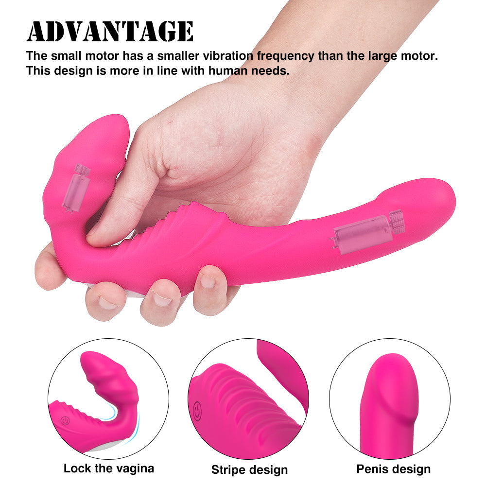 Strapon Strapless in SIlicone con Telecomando Wireless