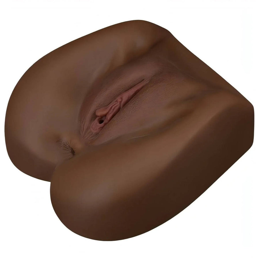 Streetgirl's No. 1 – Super Realistic and Soft Masturbator with Extra Stimulating Anal and Vaginal Channels – Black