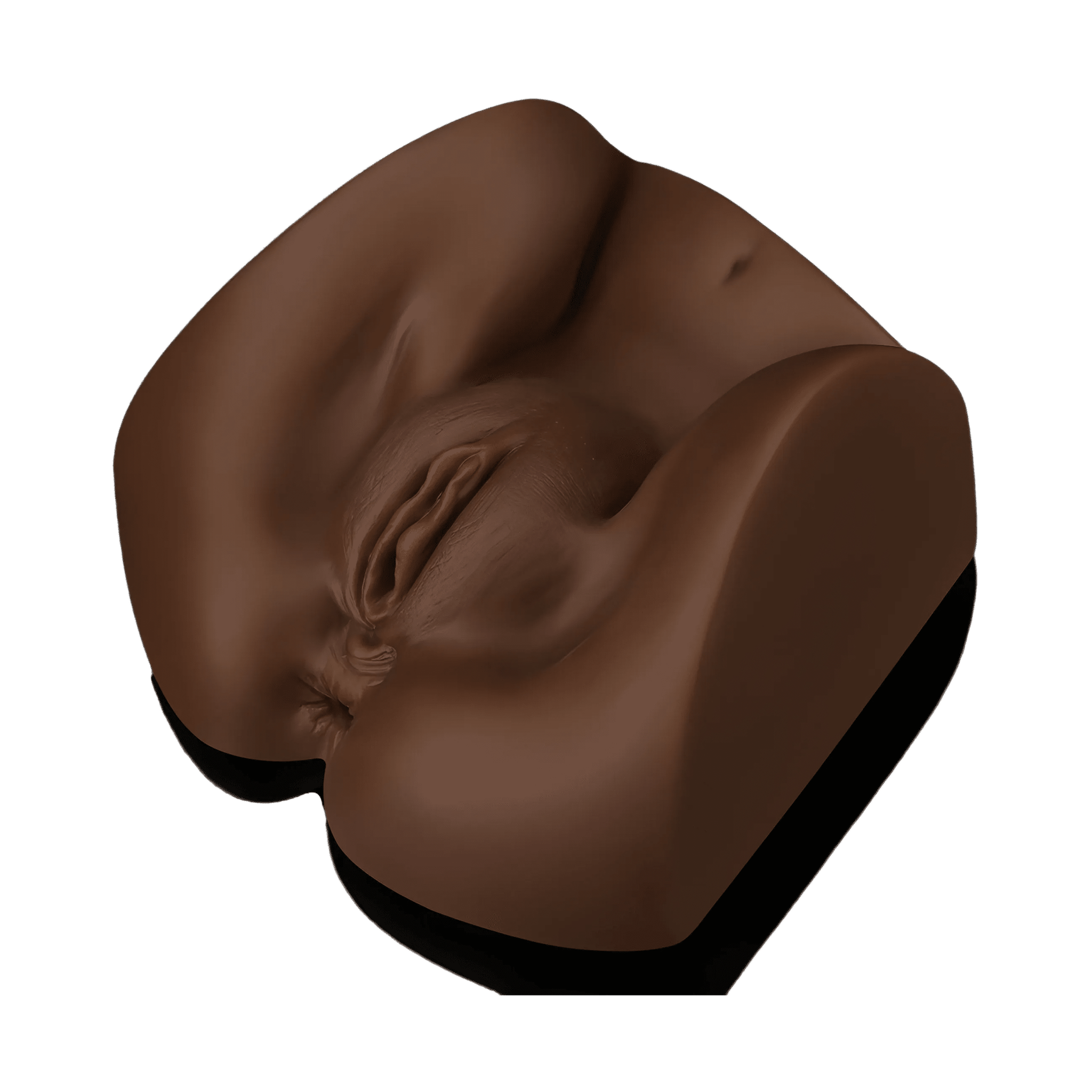 Streetgirl's No. 2 – Masturbatore Super Realistico e Morbido con Canali Anale e Vaginale Extra Stimolante – Nero