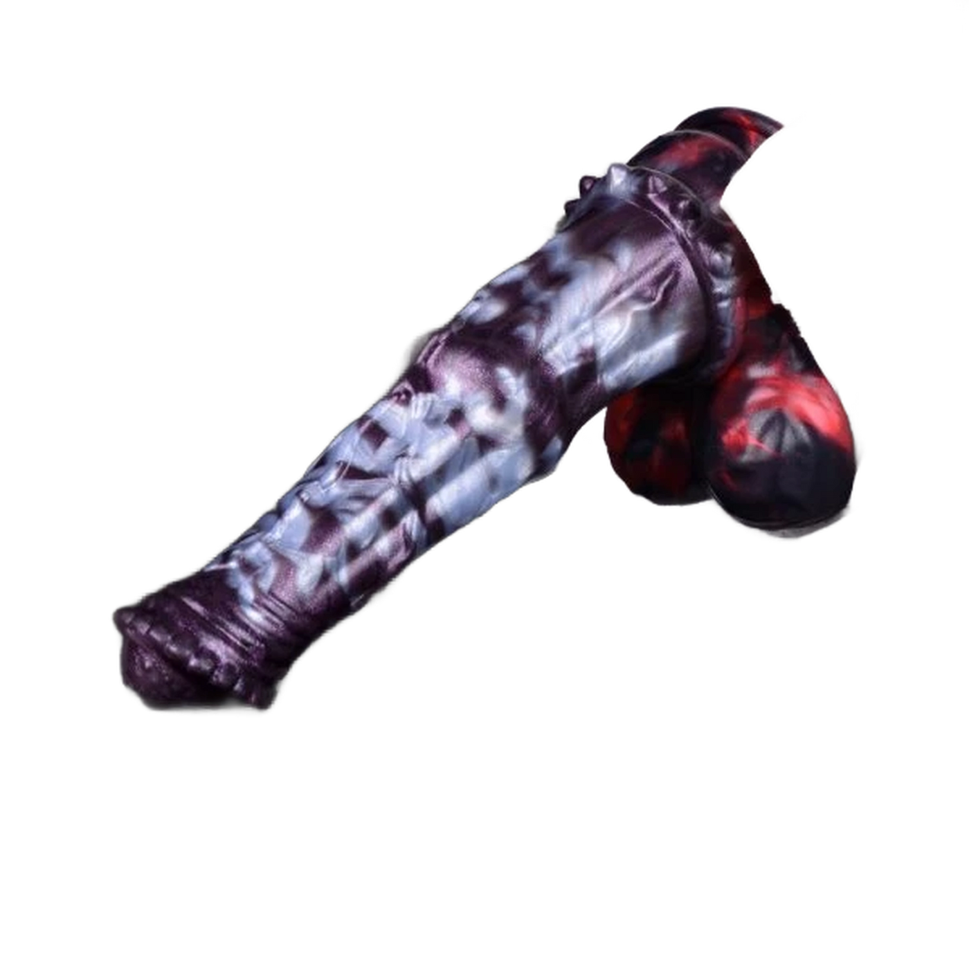 Stripe Dragon Monster Lewis Penis Silicone Dildo