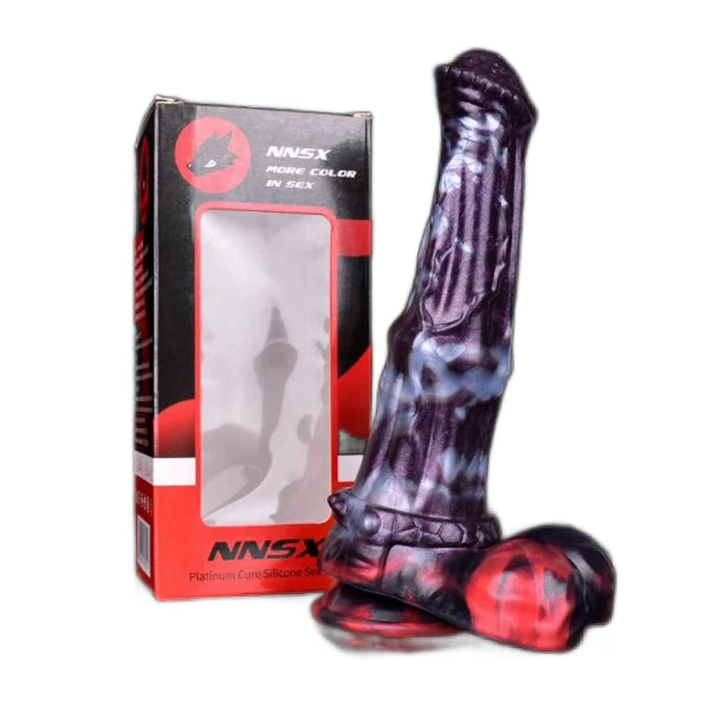 Stripe Dragon Monster Lewis Penis Silicone Dildo