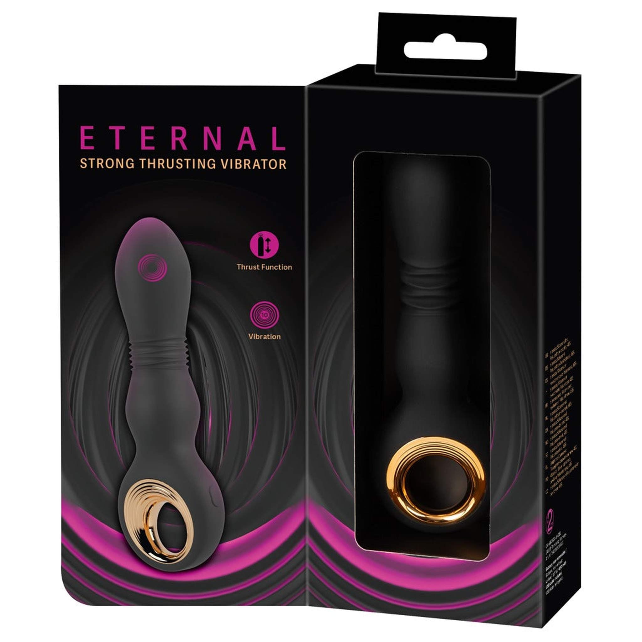 Strong Thrust Vibratore in Silicone con Anello