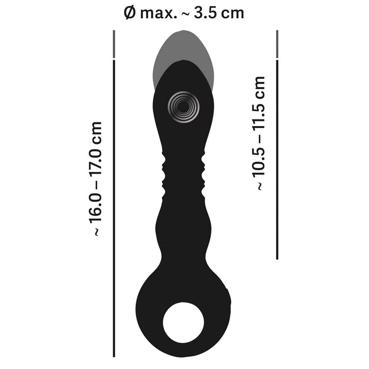 Strong Thrust Vibratore in Silicone con Anello