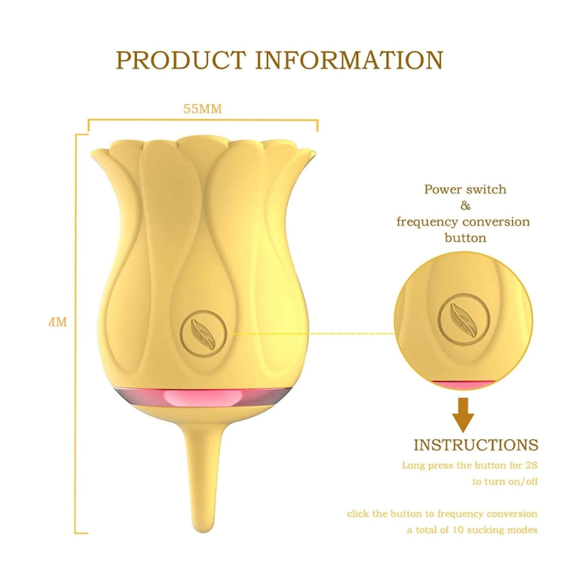 Succhia Clitoride A Forma di Rosa
