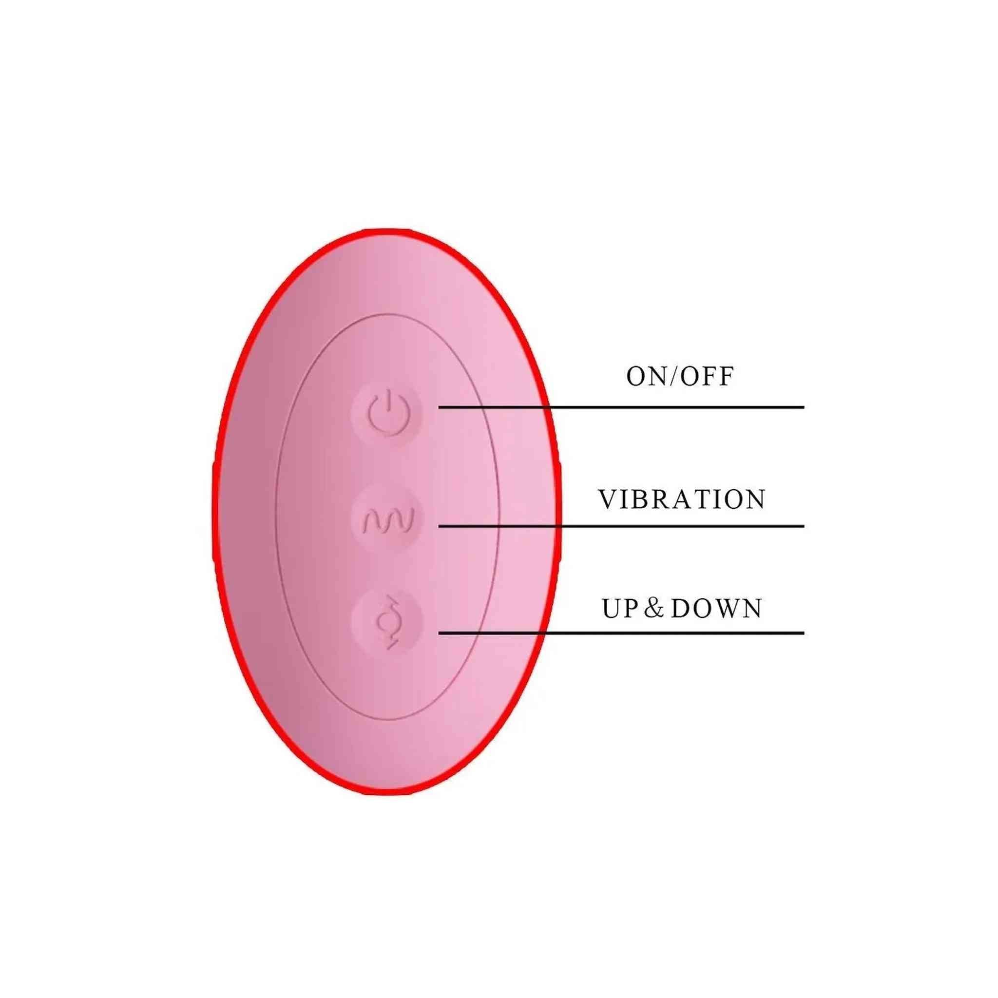 Suise Vibratore in Silicone con movimento di UP & Down