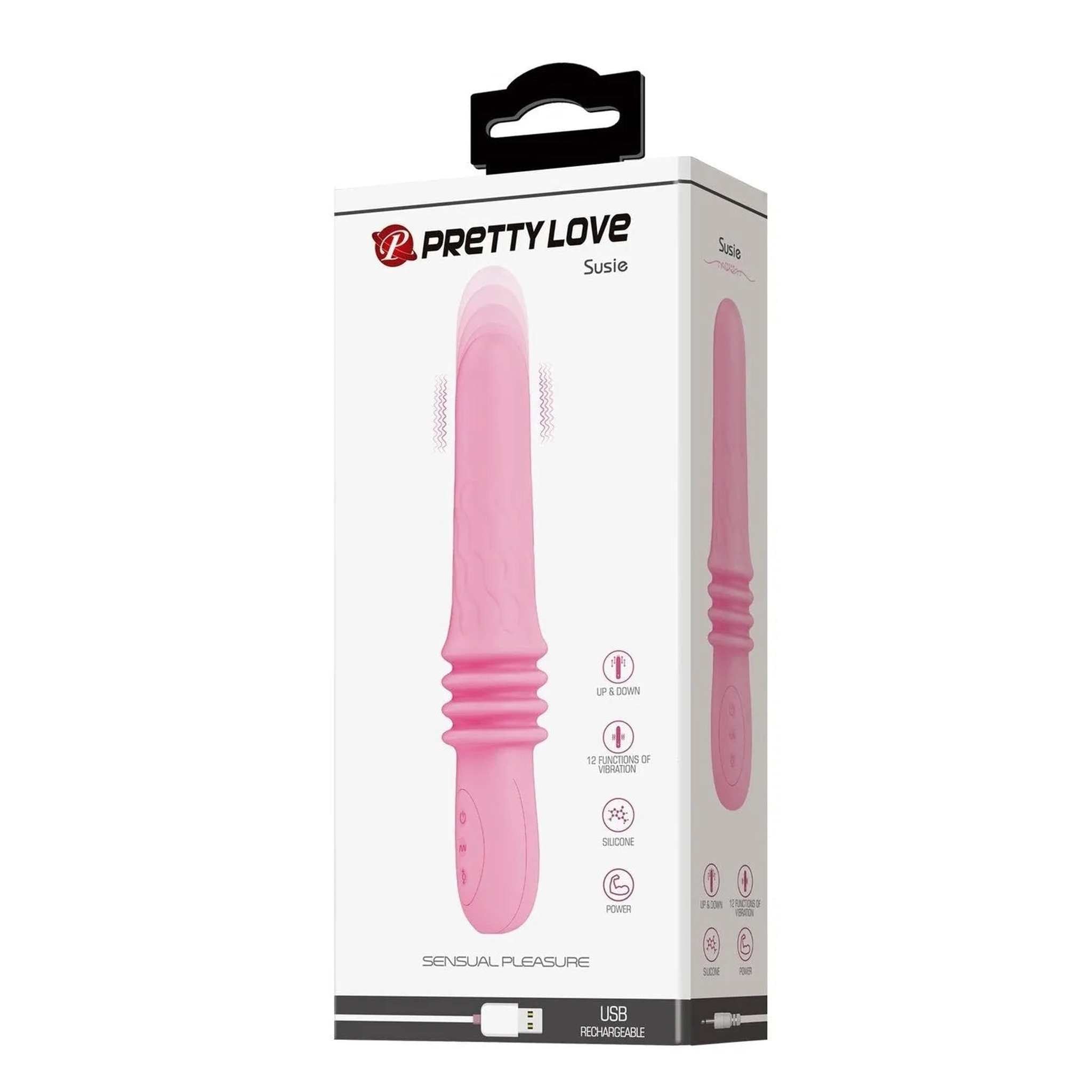 Suise Vibratore in Silicone con movimento di UP & Down