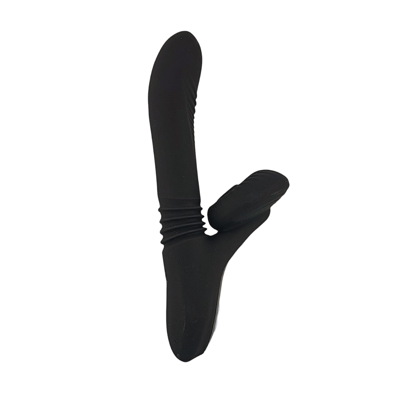 Super Vibratore Vaginale e Clitorideo con Spinta, Riscaldamento e Lingue Clitoridee