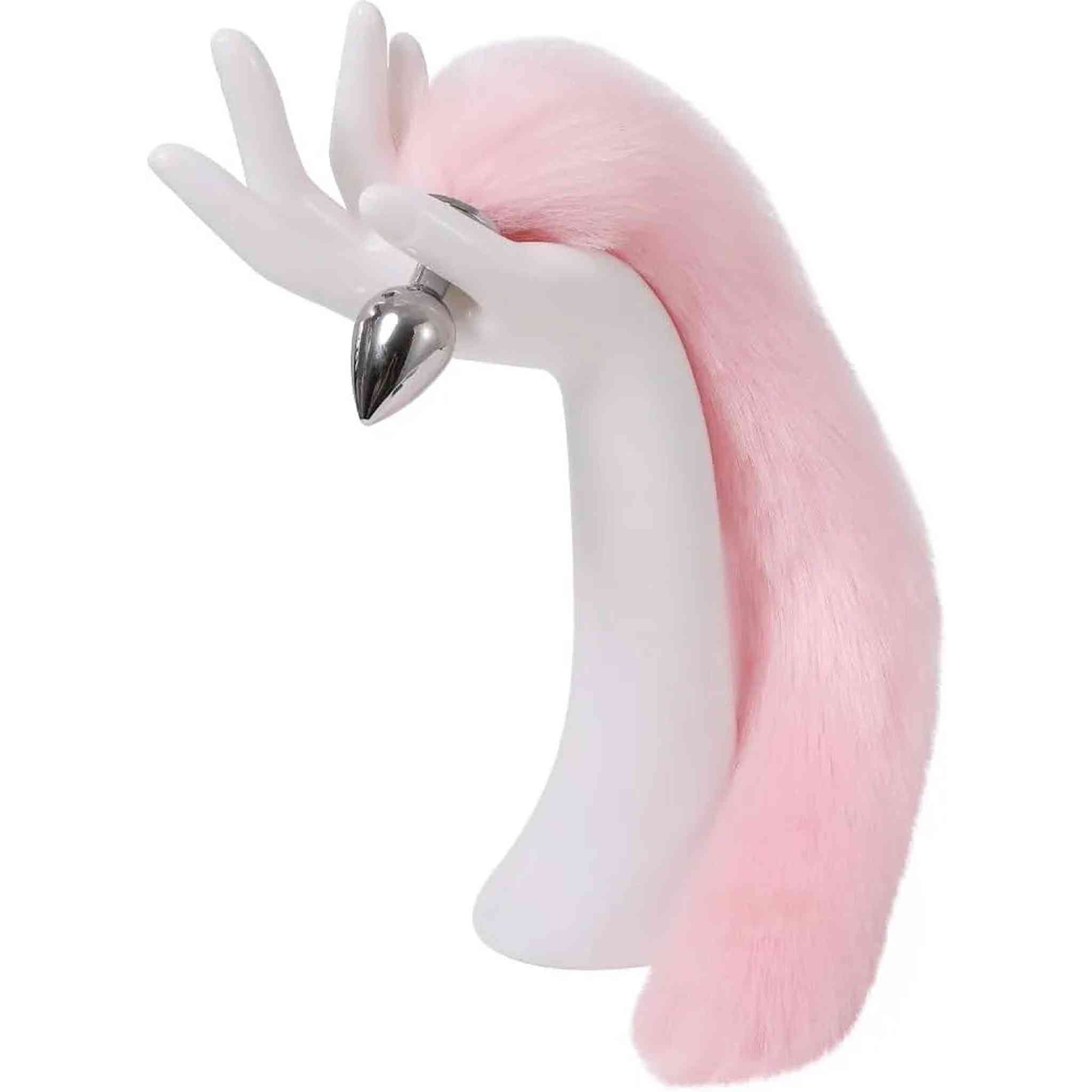 Tail Plug Coda Rosa Plug Metallo