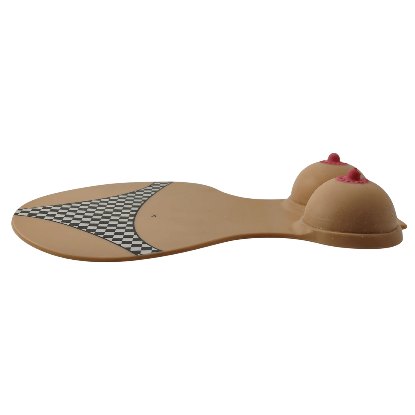 Tappetino mouse silhouette donna con seni antistress in rilievo