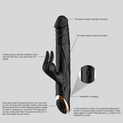 Terry II - Vibratore Rabbit Realistico Con Spinta