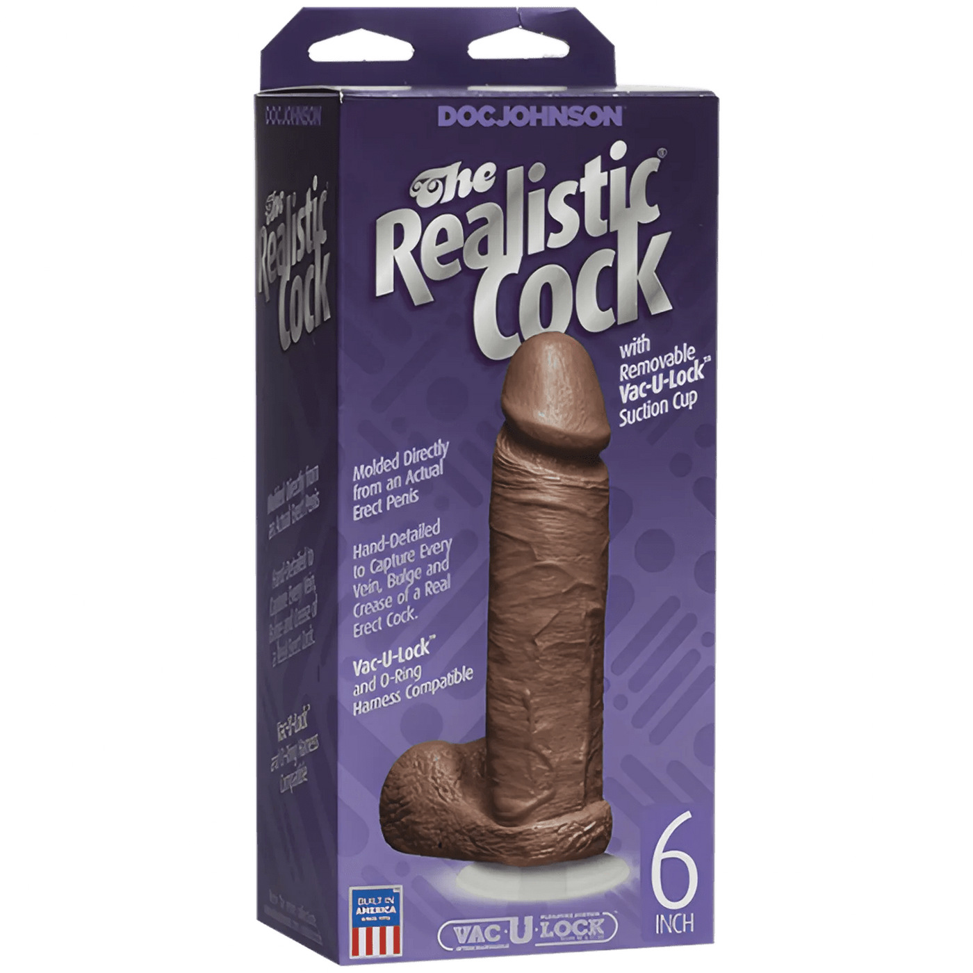 The Realistic Cock 8″ - Mulatto