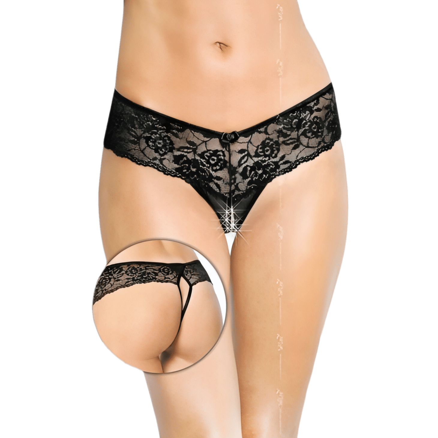 Thongs 2440 - black S/M - GoEstasy