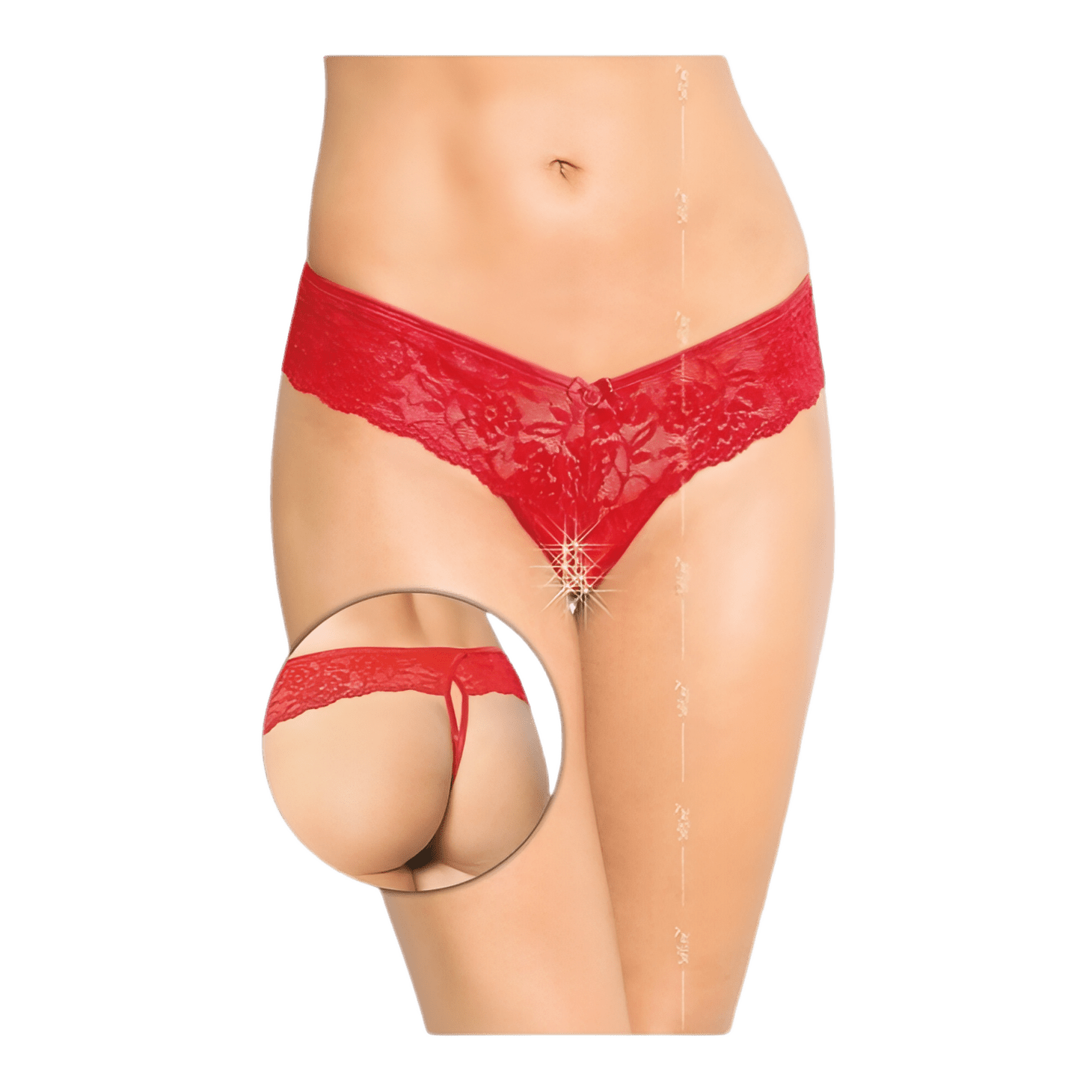 Thongs 2440 - red S/M - GoEstasy