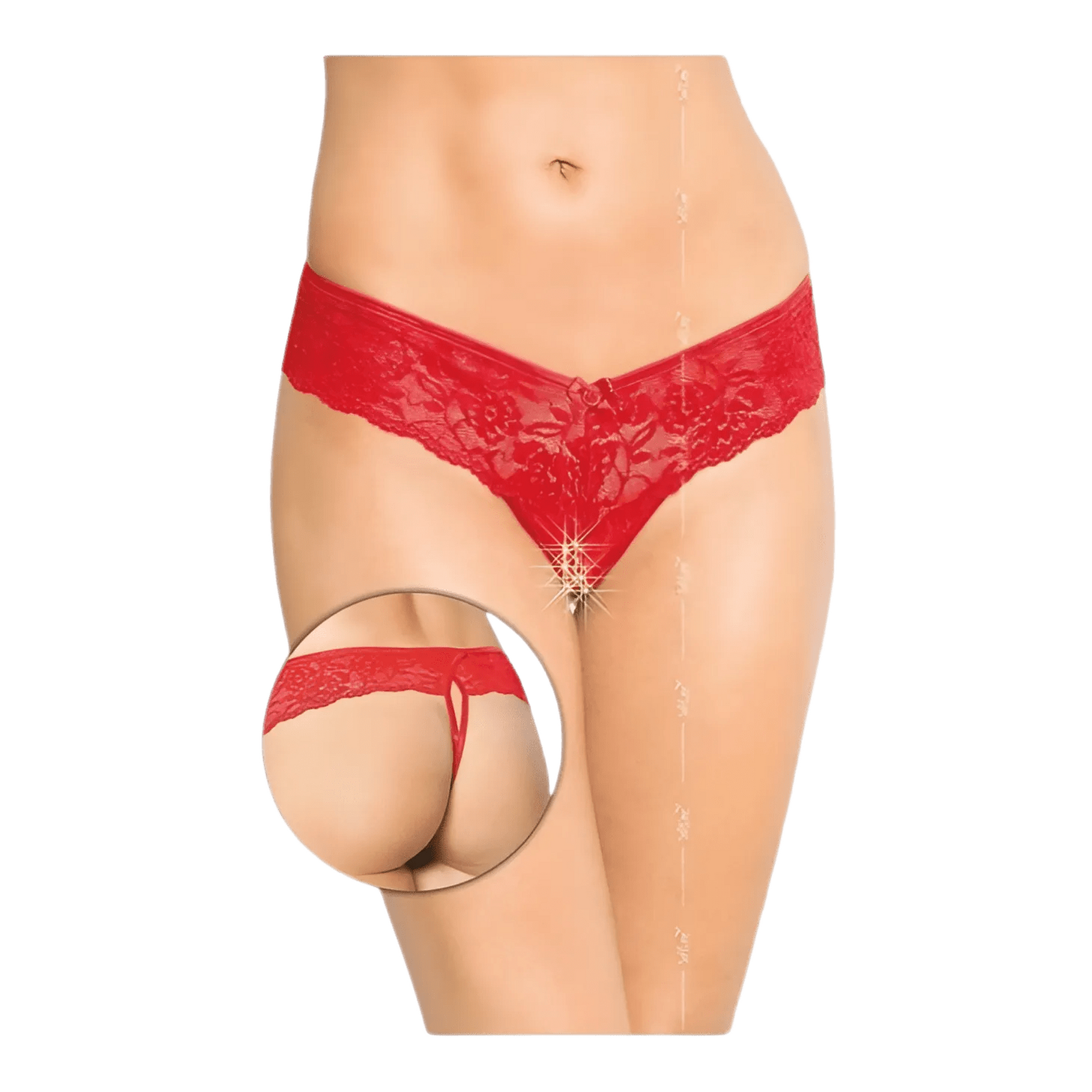 Thongs 2440 - red S/M