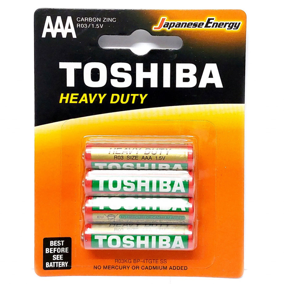 Toshiba Pile Mini Stilo Formato AAA 15V - Confezione da 4 Pezzi - GoEstasy