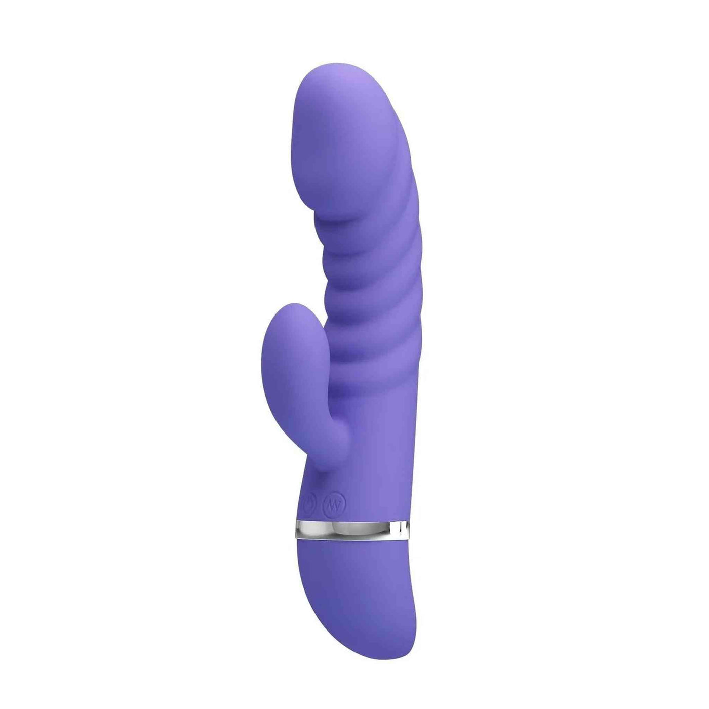 Tracy Vibratore Rabbit in Silicone Super Soft con 7 modalità di vibrazione - Lilla