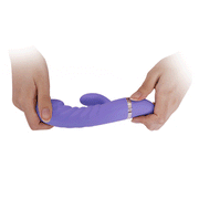 Tracy Vibratore Rabbit in Silicone Super Soft con 7 modalità di vibrazione - Lilla