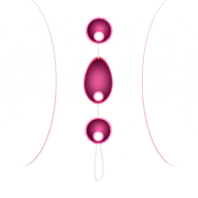 Trio di Palline Anali/Vaginali con Rilievi Stimolanti