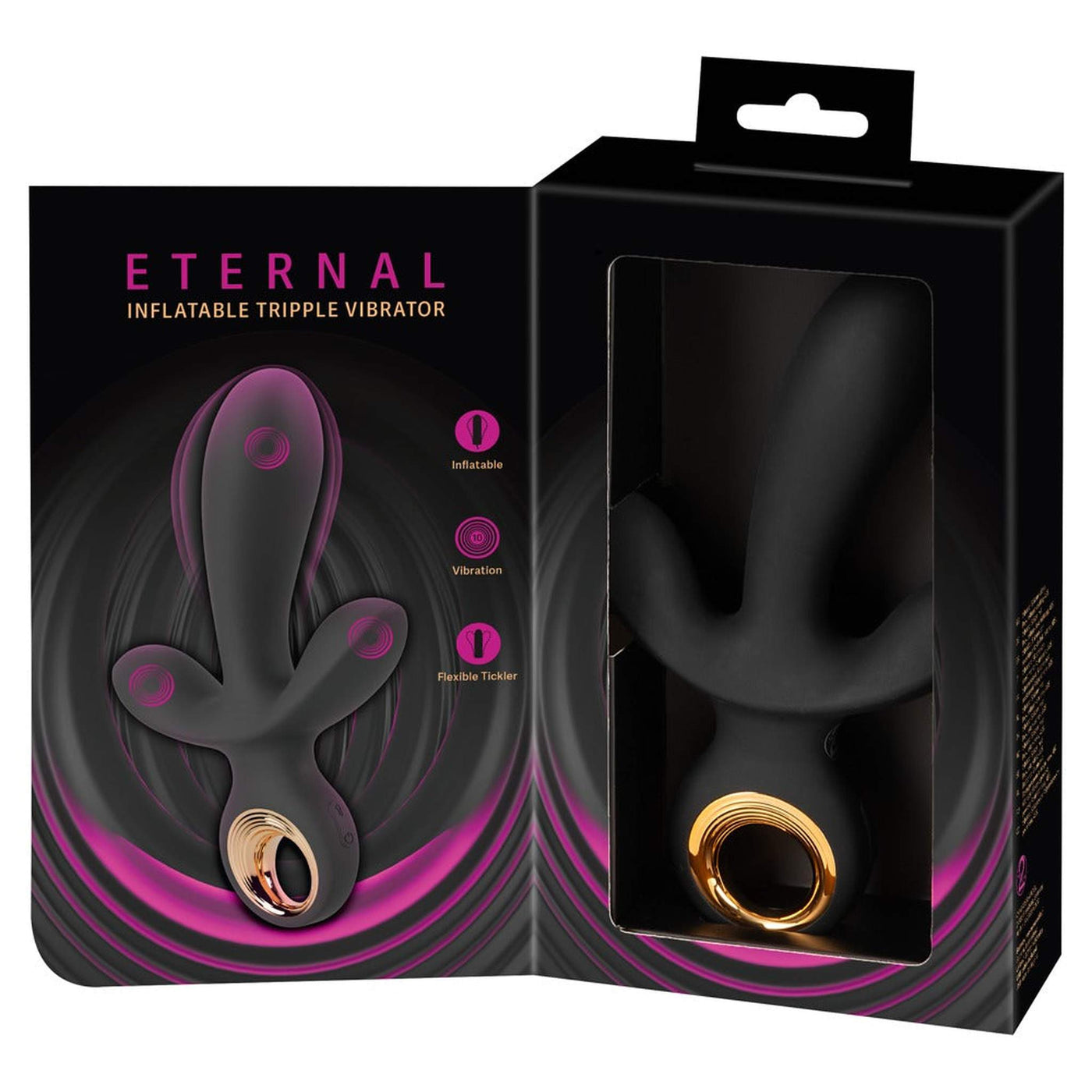 Triplo Vibratore Rabbit Gonfiabile