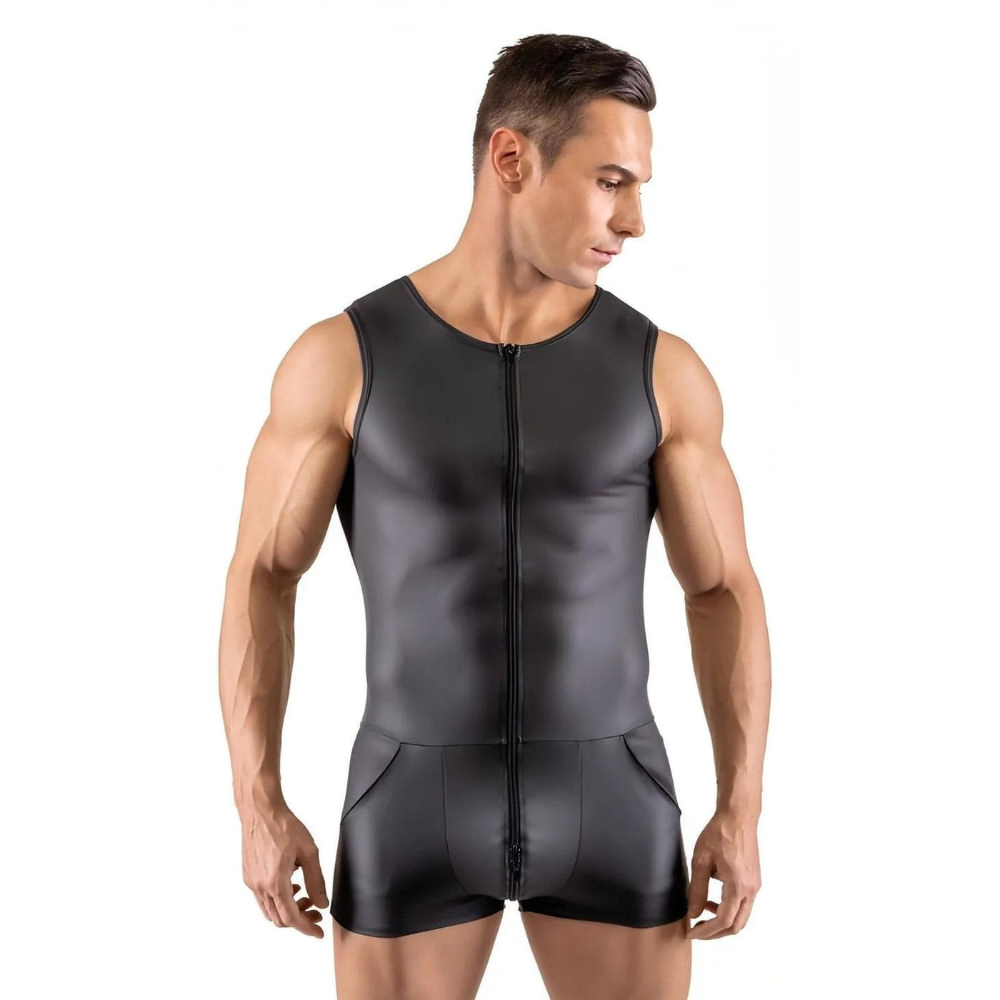 Tuta Sexy Uomo a Giromanica e Gambe Scoperte